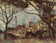 Paul Cezanne La Mer a l'Estaque France oil painting reproduction